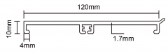 硬脂PVC橱柜踢脚线KL-S-120
