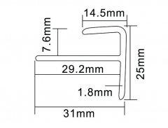 PVC地板扣条MT8