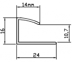 PVC地板扣条MC12