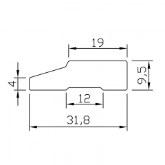 PVC软质线条S-CG-32*10